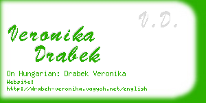 veronika drabek business card